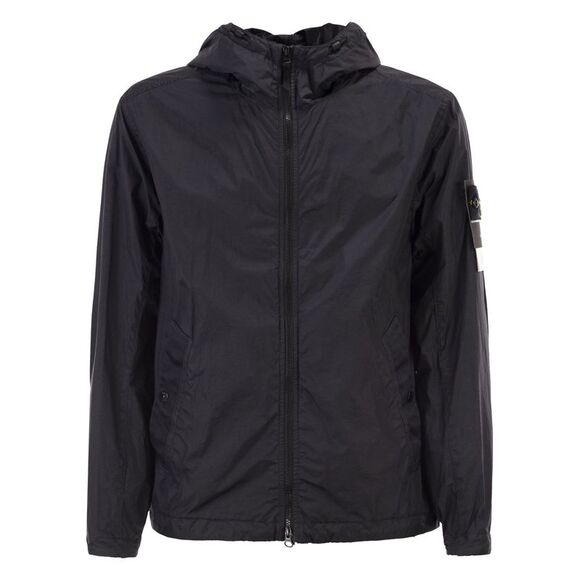 Stone Island Men Water-Repellent And Windproof Jacket With Hood